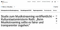 Studie zum Musikstreaming